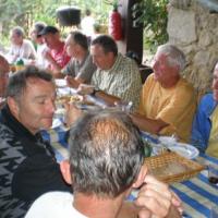 la veille du départ (repas chez edith)